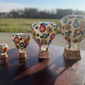 Mongolfiere Besio ceramiche