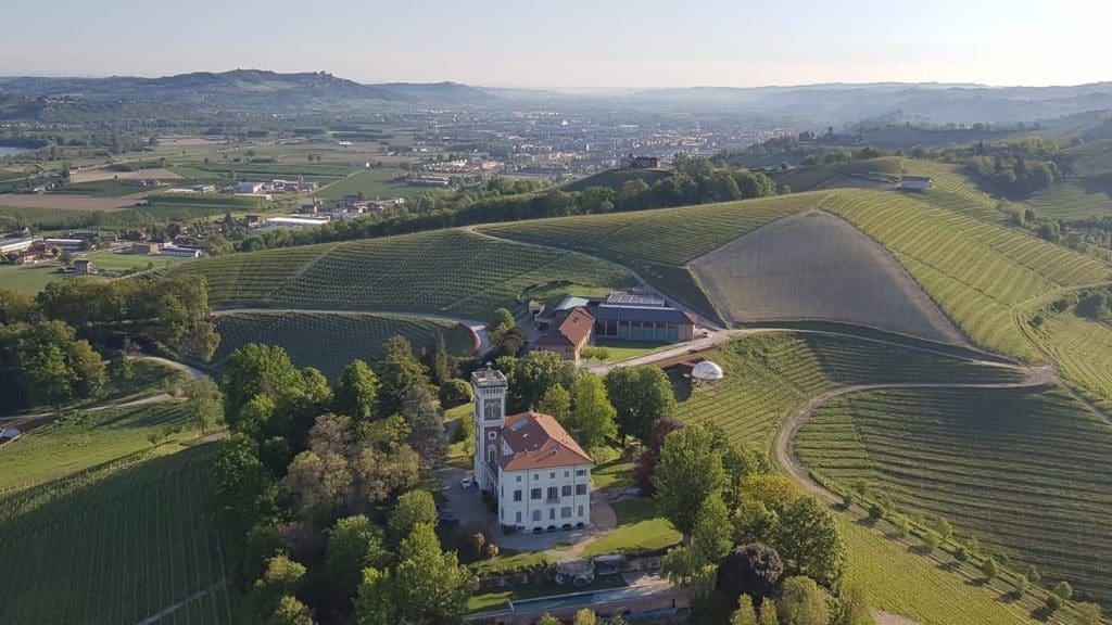 colline viste dalla mongolfiera