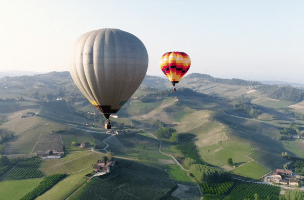 Voli in mongolfiera da Mondovì e Barolo - Giro in Mongolfiera