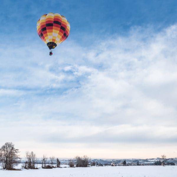 in Mongolfiera si vola anche d'inverno